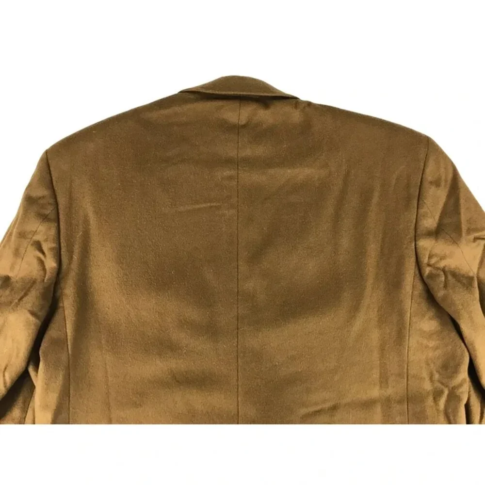 Vito Rufolo Mens Brown Pockets Long Sleeve Notch Collared Blazer‎ Jacket Size L